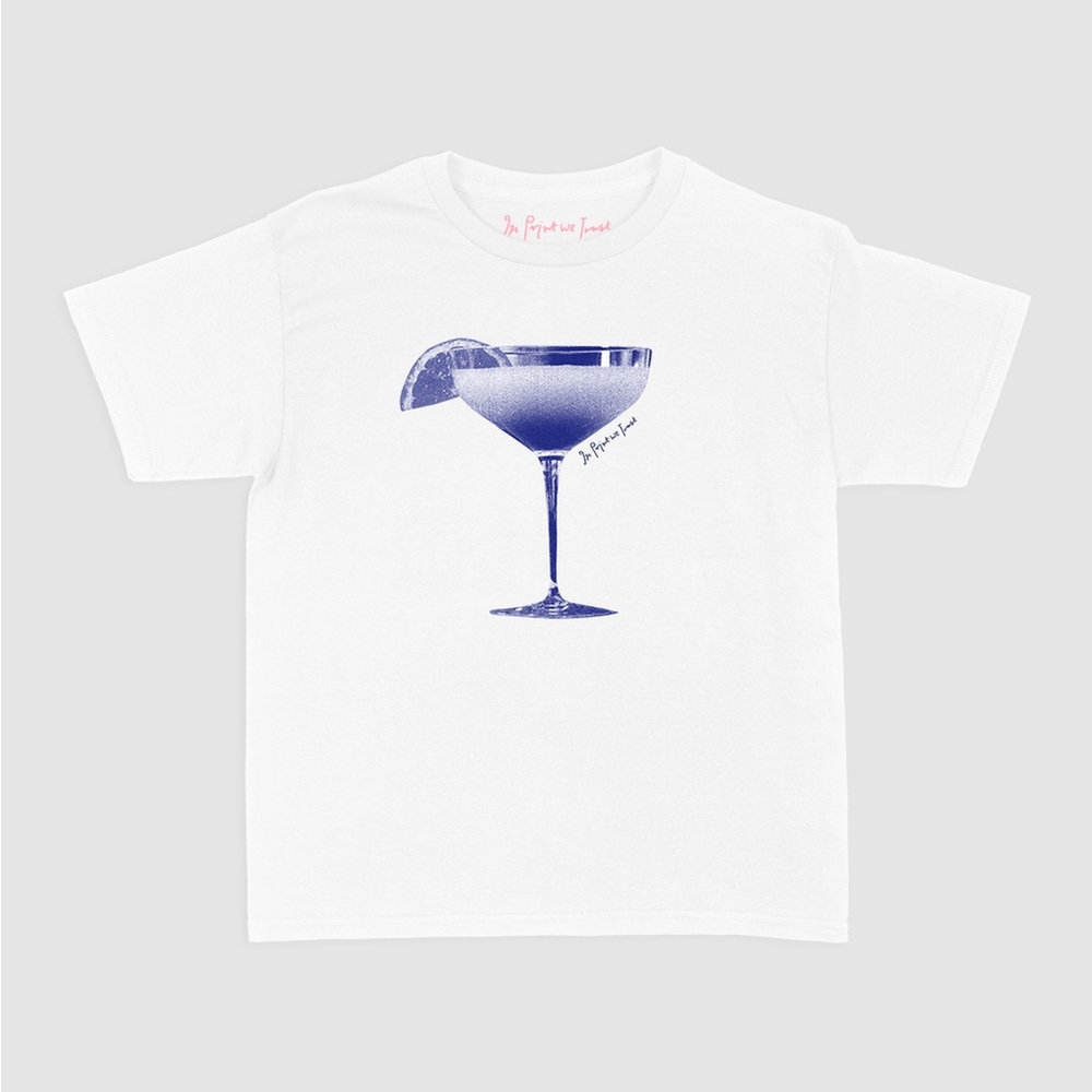 Blue Cocktail Graphic Tee
